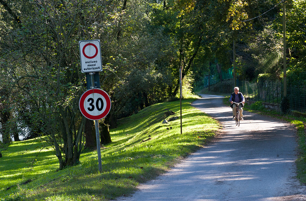 Percorso ciclopedonale, Parco del Ticino